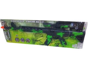 AMETRALLADORA DE JUGUETE A FRICCION CAMUFLADA COD 50866 - Imagen 3