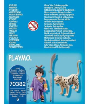 PLAYMOBIL LUCHADOR ASIATICO CON TIGRE COD 70382 - Imagen 4