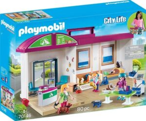 PLAYMOBIL CITY LIFE MALETIN CLINICA VETERINARIA COD 70146