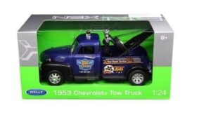 AUTO WELLY 1:24 CHEVROLET TOW TRUCK 53 VR2 22086 AZUL