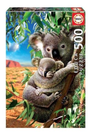 PUZZLE EDUCA X 500 PIEZAS KOALA Y SU CACHORRO COD 18999