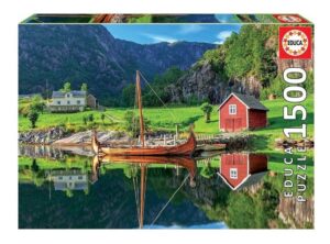 PUZZLE EDUCA X 1500 BARCO VIKINGO COD 18006