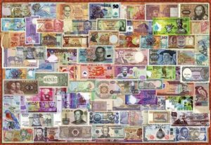 PUZZLE EDUCA X 1000 BILLETES DEL MUNDO COD 17659 - Imagen 2