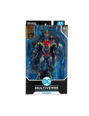 FIGURA DC SUPERMAN ENERGIZED UNCHAINED ARMOR GOLD COD 15173