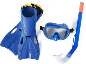KIT DE BUCEO BESTWAY CLASICO SURTIDO 3 ANOS VR1 25039 KIT AZUL