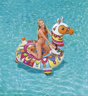 BESTWAY COLCHONETA INFLABLE LLAMA GIGANTE COD 41136 - Imagen 3