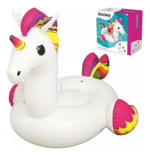 BESTWAY UNICORNIO INFLABLE FLOTADOR GIGANTE KAWAII COD 41113