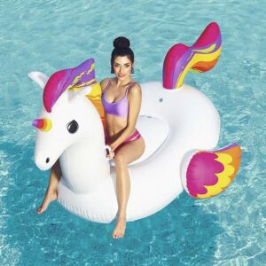 BESTWAY UNICORNIO INFLABLE FLOTADOR GIGANTE KAWAII COD 41113 - Imagen 5