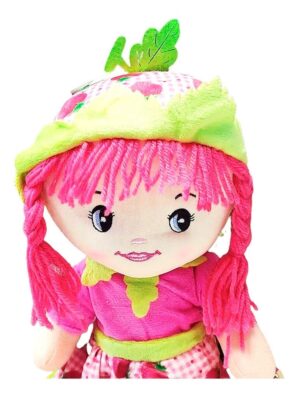 MUNECA PEPONA DE TELA COLORES FAYDI VR3 FD916635-35 ROSA - Imagen 5