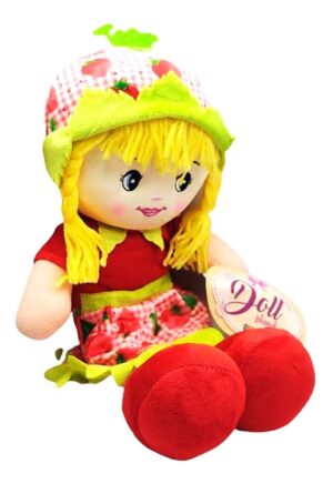 MUNECA PEPONA DE TELA COLORES FAYDI VR1 FD916635-35 ROJO - Imagen 3