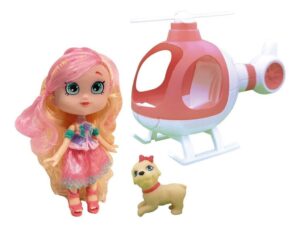 PLAYSET MUNECA C/HELICOPTERO Y MASCOTA BEST FRIENDS COD 2435 - Imagen 3