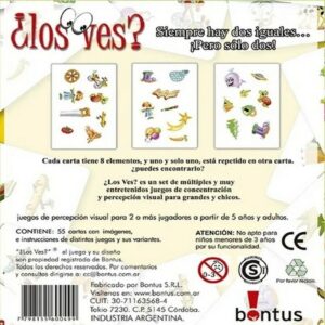 JUEGO DE MESA LO VES BONTUS COD 517 - Imagen 2