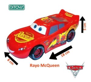 DISNEY CARS CARS A FRICCION X 2 RACING TEAM COD 2132 - Imagen 2