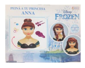 DISNEY FROZEN CABEZAS P/ PEINAR STYLING HEAD VR1 DFZ07869 ANNA - Imagen 4