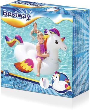 BESTWAY UNICORNIO INFLABLE FLOTADOR 150X117 PILETA COD 41114