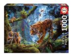 PUZZLE EDUCA X 1000 TIGRES EN EL ARBOL COD 17662