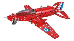 CONSTRUCCION METALICA AVION FLECHA ROJA EL DUENDE COD 7699 - Imagen 2