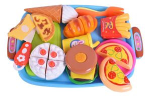 SET BANDEJA DE TORTA COMIDA C/ABROJO EL DUENDE AZUL COD 7476 - Imagen 2