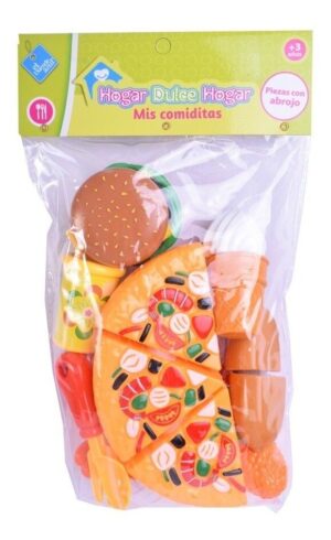 SET COMIDAS RAPIDAS PIZAS CON ABROJO EL DUENDE AZUL COD 7473