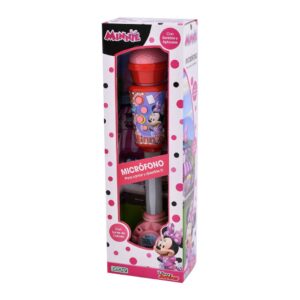 MICROFONO DISNEY MINNIE SONIDO APLAUSOS Y LUCES COD 2289