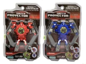 TRANSFORMER CONVERTIBLE RELOJ PROYECTOR ORIG DITOYS VR1 2244 MODELO ROJO - Imagen 2