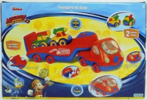 DISNEY TRANSPORTADOR C/2 AUTOS FRICCION LUZ SONIDOS COD 2021 - Imagen 3