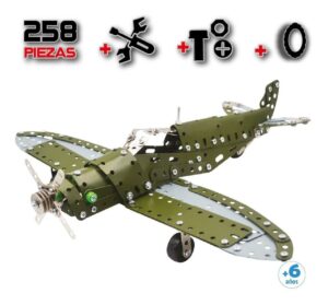 EL DUENDE AZUL CONSTRUCCION METALICA AVION COMBATE COD 6937 - Imagen 3