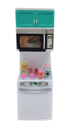 SET MODULO MICROONDAS C/SONIDO LUZ Y ACCS POPPI VR2 7125 VERDE