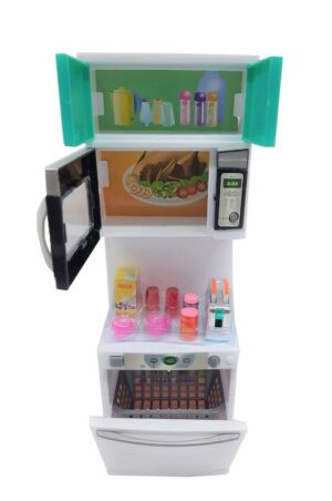 SET MODULO MICROONDAS C/SONIDO LUZ Y ACCS POPPI VR2 7125 VERDE - Imagen 4