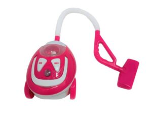 ASPIRADORA DE JUGUETE A PILA LUZ Y SONIDO POPPI VR1 7130 FUCSIA