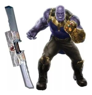 ESPADA DE THANOS DOBLE DE PLASTICO ASGARD COD 1134 - Imagen 3