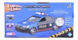 EL DUENDE AZUL AUTO POLICIA A FRICCION LUZ Y SONIDO COD 6473 - Imagen 4