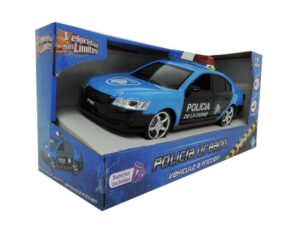 EL DUENDE AZUL AUTO POLICIA A FRICCION LUZ Y SONIDO COD 6473 - Imagen 5