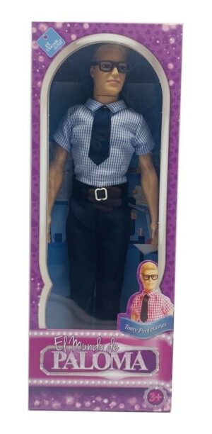 EL DUENDE AZUL MUNECO TOMY PROFESIONES 30 CM VR2 6366 MODELO CELESTE