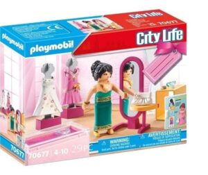 PLAYMOBIL SET DE REGALO TIENDA DE MODA FESTIVA COD 70677