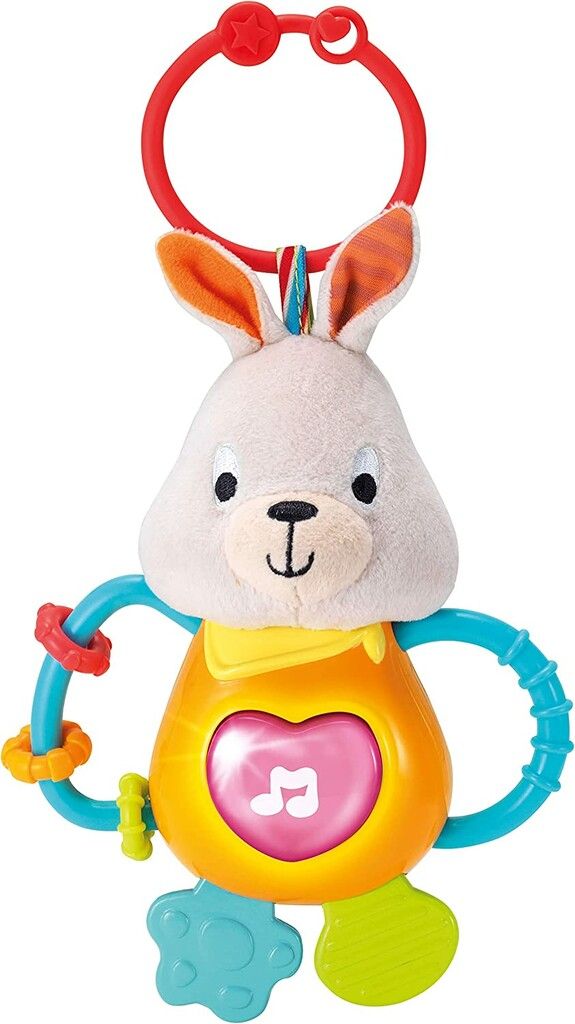 SUJETADOR Y MORDILLO MUSICAL CONEJO BOUNCY WINFUN COD 0153 - Imagen 2