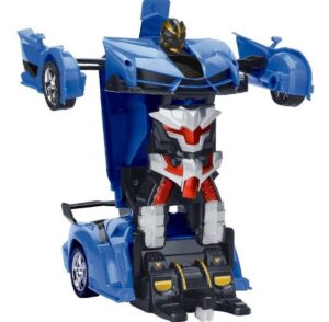 CARFORMERS AUTO A RADIO CONTROL TRANSFORMABLE VR1 IK0008 MODELO: AZUL - Imagen 4