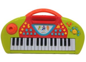 PIANO LUZ SONIDO GRABA MP3 C/MICROFONO OK BABY COD OKBB0243 - Imagen 5