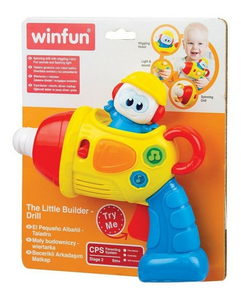 TALADRO CON ACTIVIDADES LUZ Y SONIDO WINFUN COD 0683-NL - Imagen 4