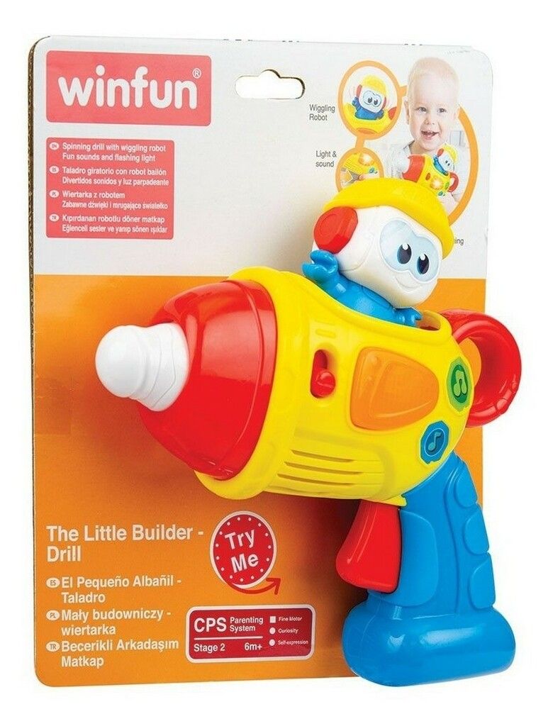 TALADRO CON ACTIVIDADES LUZ Y SONIDO WINFUN COD 0683-NL - Imagen 2