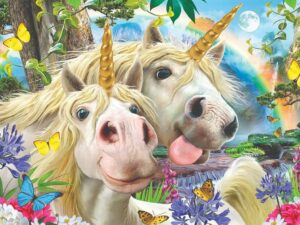 PUZZLE ROMPECABEZAS 3D X 100 PZS SELFIE UNICORNIO COD 10741 - Imagen 2