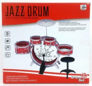 BATERIA MUSICAL GRANDE JAZZ DRUM COD 5604A - Imagen 3