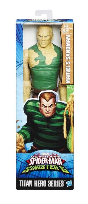 SPIDER MAN FIGURA TITAN HERO SERIES VILLANO HASBRO VR1 B5755 SAND MAN