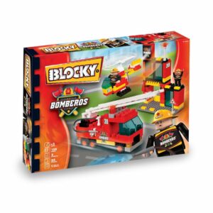 BLOQUES PARA ARMAR BLOCKY BOMBEROS 2 150 PIEZAS COD 01-0651 - Imagen 2