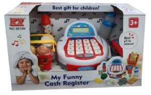 CAJA REGISTRADORA SCANNER C/MIC Y PRODUCTOS COD 5615N - Imagen 2