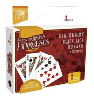 JUEGOS CON NAIPES FRANCESES CARTAS BONTUS COD 633 - Imagen 4