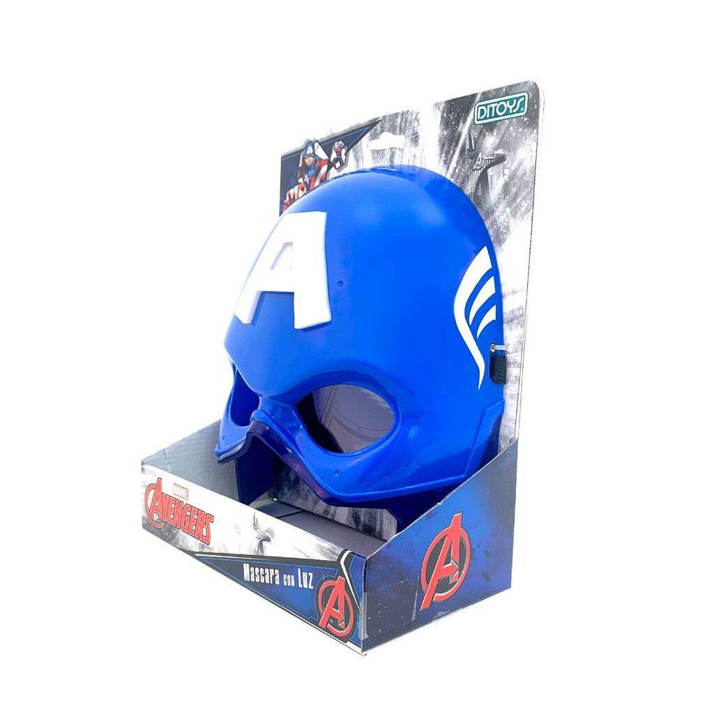 MASCARA LUMINOSA DE SPIDERMAN O AVENGERS VR2 2488 CAPITAN AMERICA - 2481 - Imagen 2