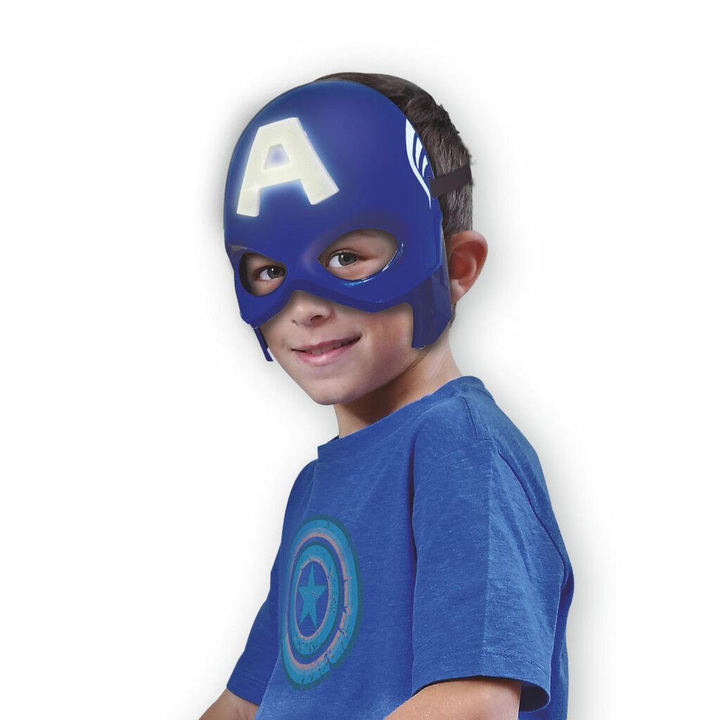 MASCARA LUMINOSA DE SPIDERMAN O AVENGERS VR2 2488 CAPITAN AMERICA - 2481 - Imagen 4