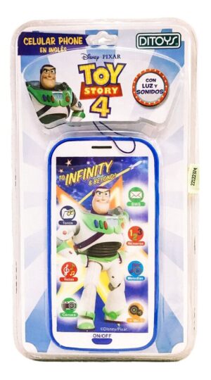 CELULAR INFANTIL 3D TOY STORY 4 DISNEY DITOYS COD 2256 - Imagen 5