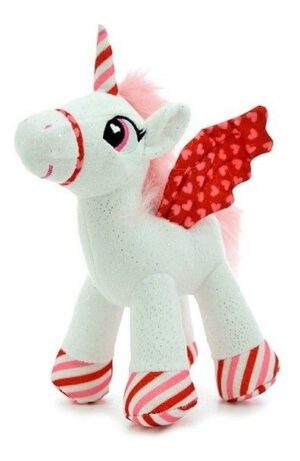 PELUCHE UNICORNIO PARADO 25 CM BRILLO VR2 8087 UNICORNIO BLANCO